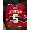 Image 1 : BOOM BOOM GEOFFRION SIGNED OFFICIAL CCM  MONTREAL JERSEY FRAMEWORTH COA