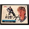 Image 1 : WAYNE GRETZKY SIGNED 1991 SCORE HCKEY CARD