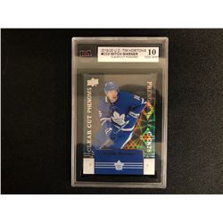 2019 TIM HORTONS MITCH MARNER CLEAR CUT PHENOM ( KSA 10) GEM MINT