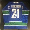 Image 1 : LOUI ERIKSSON SIGNED CANUCKS JERSEY (BECKETT COA)