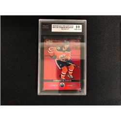 2019 UD TIM HORTONS RED DIE CUT CONNER MCDAVID ( KSA 10) GEM MINT