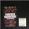 Image 1 : FOREVER HARDCORE EVENT POSTER SIGNED BY EVERY WRESTLER