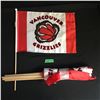 Image 1 : VANCOUVER GRIZZLIES FLAG LOT ( 10 FLAGS)