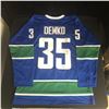 Image 1 : THATCHER DEMKO SIGNED FRAME READY CUSTOM JERSEY (BECKETT COA)