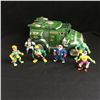 Image 1 : TEENAGE MUTANT NIJA TURTLES LOT ( VAN AND FIGURES )