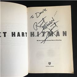 BRET "HITMAN" HART SIGNED BOOK