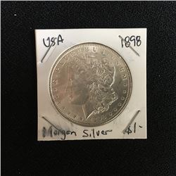 1898 USA MORGAN SILVER DOLLAR