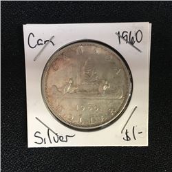 1960 CANADA SILVER DOLLAR