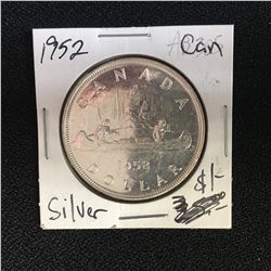 1952 CANADA SILVER DOLLAR