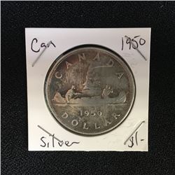 1950 CANADA SILVER DOLLAR