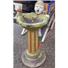 Image 1 : Vintage Cement Water Fountain Original Finish