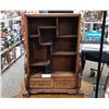 Image 1 : Asian Vintage Carved Curio Cabinet