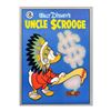 Image 1 : "Uncle Scrooge" Vintage Disney Serigraph, Dated 1987 with Letter of Authenticity.