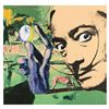 Image 1 : Steve Kaufman (1960-2010), "Dali Homage" Hand Embellished Limited Edition Hand Pulled Silkscreen on 