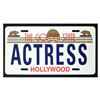 Image 1 : Steve Kaufman (1960-2010), "Actress" Hand Pulled Limited Edition Silkscreen on Canvas, TP Numbered 4