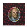 Image 1 : Steve Kaufman (1960-2010), "Old Ben Franklin" Hand Painted Limited Edition Silkscreen on Canvas with