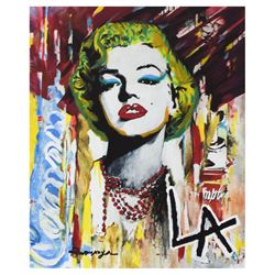 Nastya Rovenskaya- Mixed Media "Marilyn Monroe II"