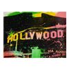 Image 1 : Steve Kaufman (1960-2010), "Hollywood" Hand Embellished Limited Edition Silkscreen on Canvas, TP Num