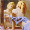 Image 2 : Pino (1939-2010), "Morning Reflections" Artist Embellished Limited Edition on Canvas, AP Numbered an