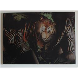 Vera V. Goncharenko- Print on Aluminum "The Ladies with the Tiger"