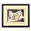 Image 1 : Neal Doty (1941-2016), Framed Original Mixed Media Linocut, Hand Signed with Certificate of Authenti