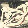 Image 2 : Neal Doty (1941-2016), Framed Original Mixed Media Linocut, Hand Signed with Certificate of Authenti