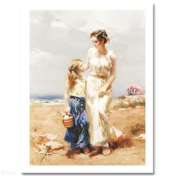 Pino (1939-2010)  By The Sea  Limited Edition Giclee. Numbered and Hand Signed; Certificate of Authe