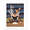 Image 1 : "At the Plate (Astros)" Numbered Limited Edition Giclee from Warner Bros. with Certificate of Authen