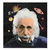 Image 1 : Steve Kaufman (1960-2010), "Einstein" Hand Painted Limited Edition Silkscreen on Canvas from an HC E