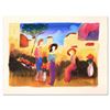Image 1 : Moshe Leider, Original Watercolor Painting, Hand Signed with Certificate of Authenticity.