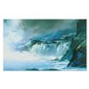 Image 1 : Thomas Leung, "Big Island Surf" Hand Embellished Limited Edition on Canvas, Numbered 10/100 and Hand