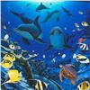 Image 2 : "Ocean Calling" Limited Edition Giclee on Canvas by Renowned Artist Wyland, Numbered and Hand Signed