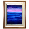 Image 1 : Wyland, "Cool Seas" Original Painting; Hand Signed and Framed (with Koa Wood); Certificate of Authen
