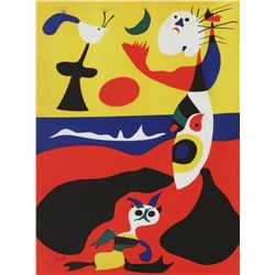 Joan Miro- Lithograph "L'ete"