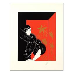 Erte (1892-1990), "Furs" Limited Edition Serigraph, Numbered and Hand Signed with Certificate of Aut