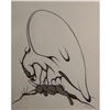 Image 1 : Eagle Spirit Guards the Sleeping Rabbit original First Nation painting - L'Esprit de l'aigle