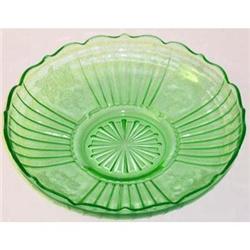Hocking Depression Glass Mayfair Fruit Bowl  #859654