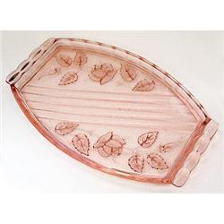  Walther Amber Glass 'Waltraut' Vanity Tray #859661
