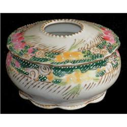 German Antique Floral Hair Receiver #859685