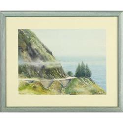 MacIssac ORIGINAL Big Sur, C.A Framed #866956