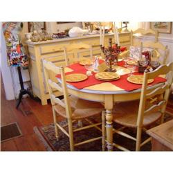 dining table , 6 chairs and 2 armchairs set  #866965