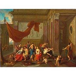Allegorical Scene with Lovers, Gerard Hoet #867266