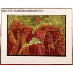  Ltd. Ed  Serigraph "HILLTOWN", David Shapiro #883707