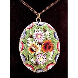 Pretty Floral Mosaic Pendant #883841