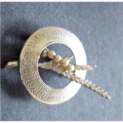 Sterling Silver Scottish Brooch HEATHER #883852