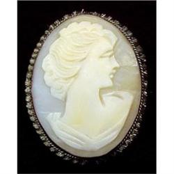 Antique`CAMEO Brooch/Pendant #883881