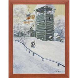 "Near the monastery" of Russian artist. #883887