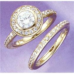 1.75 cts WEDDING BAND SET HIGH BRILLIANCE real #884712