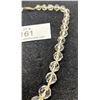 Image 2 : A Superb 1940's Crystal Necklace with Sterling Clasp