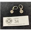 Image 1 : Pair of Arabic Coin Sterling Earrings